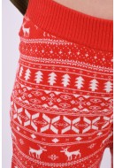 Pantaloni Dama Vila Vikosi Knit Racing Red/White Data